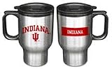 Indiana Hoosiers 16 oz. Stainless Steel Travel Mug (Set of Two)