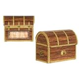 Pirate Treasure Chests Party Accessory (1 count) (4/Pkg)