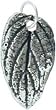Detailed Mint Leaf Pendant in Sterling Silver, #7596
