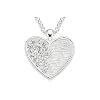 Deals List: Sterling Silver Crystal Heart Pendant w/Chain