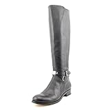 Michael Kors Women's Wide Calf Arley Riding Boots [5.5M] [Black]