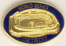 1984 Detroit Tigers World Series Pin Brooch by Balfour