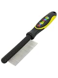 Kakadu Pet Flea Comb Grooming Tool - Stainless Steel Dog or Cat Comb - One Size
