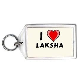 I Love Laksha Keychain