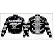 Ford Mustang Collage Adult Black Twill Jacket