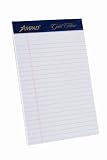 Ampad 20-081r Gold Fibre Ruled Pads, Jr. Legal Rule, 5x8 Inches, White, 50 Sheets per Pad (4 Pads per Pack)