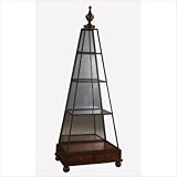 Ferrell Etagere in Rich Walnut Stained Zebra Wood by 
