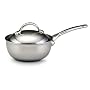 Bonjour Stainless Steel Clad 2.5 Quart Covered Saucier