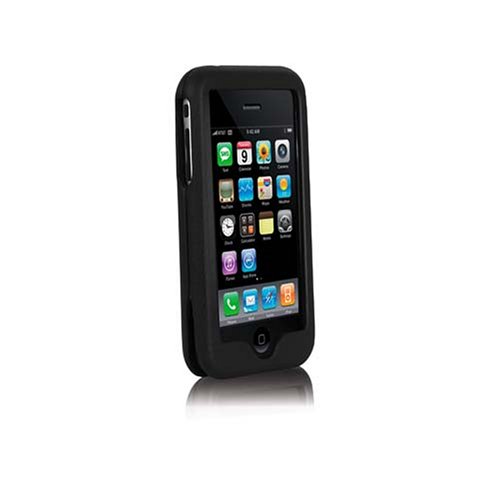 Macally MCASE2P Protective Leather Case for iPhone 3G (Black)