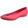 crocs Women's Lenora Ballet Flat,Cranberry/Navy,8 M US