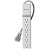 Belkin 6-Outlet Commercial Surge Protector with 6-Foot cord and Rotating Plug, BE106000-06R