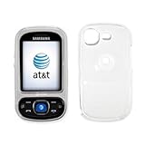 Premium Clear Snap-On Cover Hard Case Cell Phone Protector for Samsung Stri ....