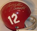 Joe Namath Signed Alabama Crimson Tide Riddell 2-Bar Mini Helmet