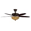 Fontaine Click-In Ceiling Fan Bronze (52")