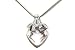 Le BIJOU Herz-Anhänger mit Kette, made with CRYSTALLIZED TM - Swarovski Elements, Farbe crystal - LIEFERUNG IM SCHMUCKBEUTEL