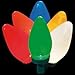 GE Energy Smart 50 Multicolor LED C-9 Holiday/Christmas Lights - 32.6ft String (Indoor/Outdoor) (1)
