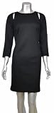MICHAEL Michael Kors Fashion Basics Ponte Cutout Dress Black