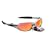 Rayzor Professional Lightweight UV400 Silver Sports Wrap Cycling Sunglasses, With an Red Iridium Revo Anti-Glare Lens.