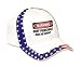 WARNING BODY PIERCINGS MAKE ME HORNY Adult USA Flag Hat / Cap