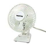 4 Personal Two-Speed Desktop Personal Fan, White