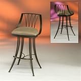 Pastel Furniture MP-219-30-AR-628 Metropolitan Swivel Bar Stool,