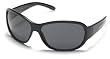 Izod Women's Round Acetate Frame Sunglasses with Metal Trim Temple