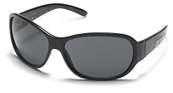 Izod Women's Round Acetate Frame Sunglasses with Metal Trim Temple