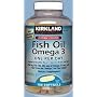 Kirkland Signature Fish Oil w/ Omega-3 Fatty Acids - One Per Day Formula - 180 Enteric Coated Softgels