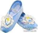 Cinderella Costume: Ballet Slippers - Child's One Size Fits All