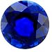 4.67 Cts Blue Sapphire Round
