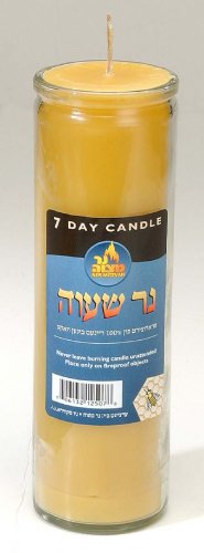 7-Day Beeswax Candle