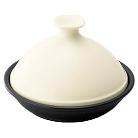 【クリックで詳細表示】Cooking Plus タジン鍋 (M) 21cm クリーム CP20-1-365