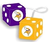 Minnesota Vikings Fuzzy Dice