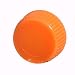 Bio Plas 4221R Screw Caps with O-Rings for Bio Plas Screw Cap Conical Microcentrifuge Tubes, Orange (Pack of 1000)