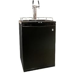 Danby 2 Faucet Kegerator DKC645BL Full Size Beer Cooler with Black Door