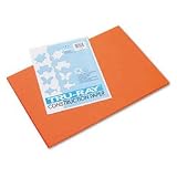 Riverside Paper Tru-Ray(R) Construction Paper, 12in. x 18in., Orange
