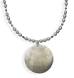 16"+2"Extension Cultured Freshwater Pearl and Shell Necklace