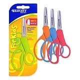 Westcott School Left and Right Handed Kids Scissors, 5-Inch, Blunt, Colors Vary (13130)