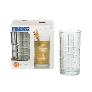 ANCHOR HOCKING GLASS 68332L6 MANCHESTER LARGE TUMBLER by 68332L6