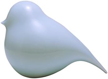 Ceramic Bird Sculpture w/ Glossy Finish Mint Green 7.5in x 4.5in x 5.25in