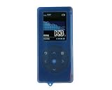 Samsung K3 YP-K3JAB YP-K3JQB MP3 Player Silicone Skin Case Cover Accessory Kit with Adjustable Armband - 5 Color Choices , DARKBLUE