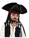 Jack Sparrow Child Pirate Hat w/ Beaded Braids