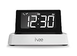 ivee Digit Alarm Clock - Pearl