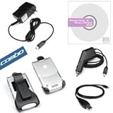 The Ultimate All-In-One Kit for Motorola Razr V3 - USB Data Cable + Ringtone CD + Travel and Car Charger + Holster