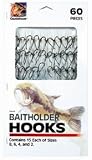 Baitholder Hooks Snelled 60 Pack Assorted