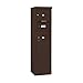 Salsbury Industries 3910S-01ZFP Free Standing Horizontal 4C Mailbox Bronze