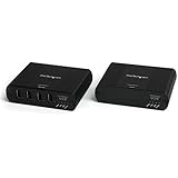 StarTech.com 4 Port USB 2.0 Extender over Cat5 or Cat6 - Up to 330-Feet (100m) (USB2004EXT2)