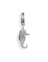 MMA Silver - Oxidized Seahorse Charm Bead