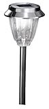 Moonrays 91743 Hudson Solar-Powered Metal 2X LED Path Light, Pearl Bronze, 6-Pack