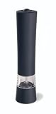 Cole and Mason Buzz Soft Touch Electronic Salt or Pepper Mill, Black Rubber